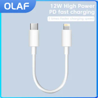 25cm Short Style PD Cable Type C Fast Charging Data Transfer Cable For Xiaomi iPhone 15 Huawei Samsung Oneplus Realme Cellphones