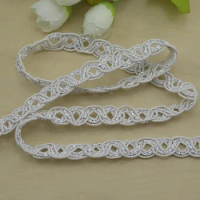 30Meters Gold Silver Bullion Trim Ribbon Diy Accessory Wavy Cluny Webbing Garments Hair Decoration Lace Stiching Tape Trimming