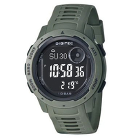 Digitec 8100T OUTDOOR ALTIMETER BAROMETER KOMPAS JAM TANGAN PRIA RUBBER LUAR RUANGAN HIJAU