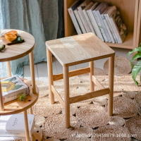 實木凳子方凳客廳餐桌板凳木質高腳吧臺凳簡約換鞋凳臥室坐凳