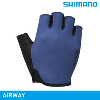 SHIMANO AIRWAY 手套 / 藍色 (自行車手套 露指手套)