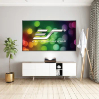 Elite screens 100 inch fixed frame projection screen for ultra short throw projector