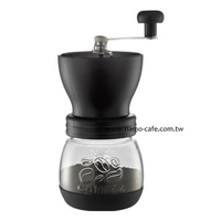 金時代書香咖啡 Tiamo 密封罐陶瓷磨豆機 雕花密封罐設計 黑色 HG6149BK