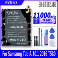 KiKiss EB-BT585ABE 11000mAh Battery For Samsung Galaxy Tablet Tab A 10.1 2016 T580 SM-T585C T585 T580N Tools