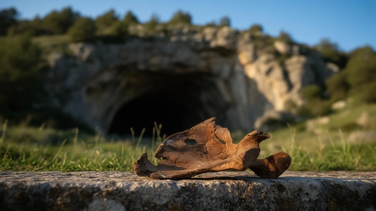 Round Hole in Neanderthal Shoulder Blade Points to Wooden Spear Wound from 75,000 Years Ago