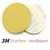 The 3M216u 20pcs 5 Inch 125mm Round Sandpaper 6 Hole Disk Sand Sheets Grit 180-600 Hook and Loop Sanding Disc Polish