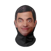 หน้ากากไร้ตะเข็บ, 3D CR7 Messi, พิมพ์ลายใบหน้าตลก, ผ้าพันคอหัว, หน้ากากหัวกันแดดผ้าไหมน้ำแข็ง, คอสเพ