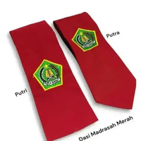 Dasi Sekolah Madrasah MA MTS MI Dasi MI Merah Putri