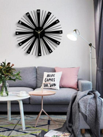 掛鐘 時鐘錶掛鐘客廳北歐式現代簡約創意個性時尚藝術靜音裝飾掛錶家用 韓菲兒