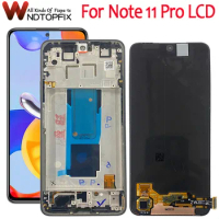 AMOLED For Xiaomi Redmi Note 11 Pro LCD 21091116C Display Touch Screen Digitizer Assembly Replace For Redmi Note 11Pro 5G LCD