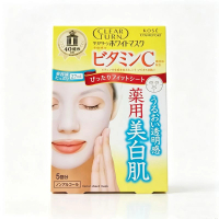 KOSÉ 維他命C美白剔透面膜 5片-9140 黃色-YL2608-51