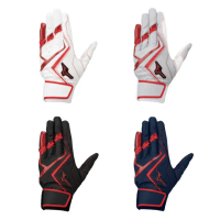 【MIZUNO 美津濃】WILLDRIVE RED 打擊手套 左手+右手 一雙入 1EJEA545XX(打擊手套)