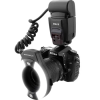 Meike MK-14EXT TTL Macro Ring Flash Light Speedlite with LED AF Assist Lamp for Canon EOS Nikon D80 D300S D600