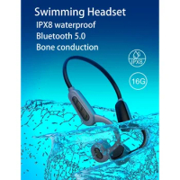 Waterproof IPX8 Diving Swimming Surfing Wireless MP3 Player 16GB Bone Conduction Bluetooth Headset mp3 player bluetooth