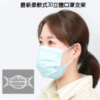 【DW 達微科技】SK02柔軟舒適款立體3D透氣口罩支架(20入)