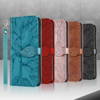 Tree Shockproof Magnetic Leather Case for Xiaomi Redmi 9C 9A Redmi Note 11 10 Pro Xiaomi 12 lite Note 9 PRO Wallet Stand Cover