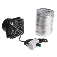 USB Adjustable Speed Solder Smoke Absorber Fume Extractor Fan Pipe Duct Exhuast Fan with Pipe Tube Ventilation Fan