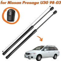 Qty(2) Trunk Struts for Nissan Presage U30 Station Wagon 1998-2003 Rear Tailgate Boot Gas Springs Shock Absorbers Lift Supports