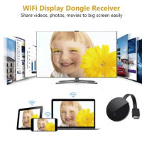 2.4G/5G 4K Wireless Wifi Display Dongle Receiver Wireless Anycast Miracast AirPlay for Chromecast Wireless TV Stick Google Home