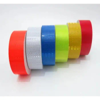 5cmx3m Reflective Material Tape Sticker Road Safety Warning Tape Reflective Film Car Stickers Bicycle Accessories