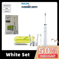 Philips Sonicare Electric toothbrush DiamondClean HX9352/04 White Edition Set