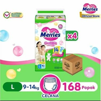 LC - [1 KARTON] Merries Pants Good Skin NB-S40/M32/L28/XL26/XXL28/M48/L42/XL38/M56/L48/XL44 - tabute