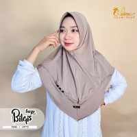 BILQIS BERGO KHIMAR PET INSTAN BY ELZAMI HIJAB BAHAN JERSY adem nyaman