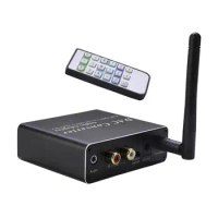 DAC Converter 192kHz Hi-Fi Audio Signal DAC Decoding Adapter 3.5mm Audio Output 5.0 Receiver Amp U-disk Player DAC Converter For