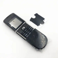 For Nokia 8800SE 8800 Sirocco New Full Housing Cover Case Russian English Keyboard Black Silver golden Free Shipping