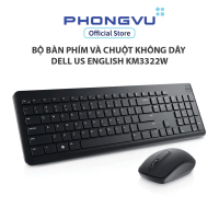 Bộ Bàn phím và Chuột không dây Dell US English KM3322W - Bảo hành 12 tháng