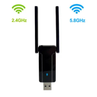 1300Mbps USB 3.0 Wireless AC Network Card USB WIFI Lan Adapter 802.11ac Mini Portable WiFi Adapter For Laptop