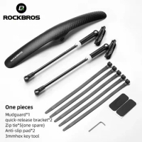 ROCKBROS Bike Fender Bicycle Mudguard PP Soft Plastic Mudguard Strong Toughness Road Suitable for Bicycle Protector Accessories