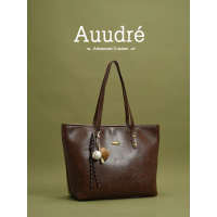 Auudre กระเป๋าผู้หญิงย้อนยุคความจุใหญ่ 2025 ใหม่ ไปทำงาน สะพายข้าง โท้ท คําแนะนําผลิตภัณฑ์ใหม่ของเดื