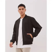 VALINO Jaket Bomber Hitam Pria - V-DKCO07-B9 XL