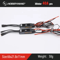 Hobbywing XRotor Pro 40A ESC No BEC 3S-6S Lipo Speed Controller Brushless ESC DEO for RC Drone Multi-Axle Copter
