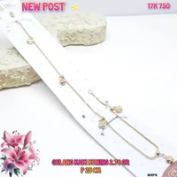 New Collection Gelang Kaki Variasi - Gold - Kadar 17k - 2,78 - Bintang Mas Semarang
