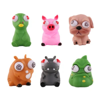 Eye-Popping Animal Decompression Fidgets Squishy Toy Anti-Stress Squeezable Toy for Adult Anxiety Sensory Office portable toys