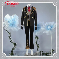 COSER TRIBE Anime Game NIJISANJI ChroNoiR suit Halloween Carnival Role cosPlay Costume Complete Set