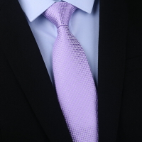 8厘米 紫色領帶真絲領帶男士結婚桑蠶絲領帶男商務正裝襯衫工作潮