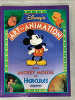 【書寶二手書T9／兒童文學_ERI】Disney's Art of animation : from Mickey Mouse to Hercules_by Bob Thomas.