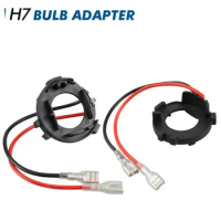 2PCS H7 LED Headlight Bulb customised Base Holder Adapter Retainer Clips For VW Golf Jetta MK7 MK6 Scirocco Touran Sharan