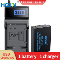 HQIX for Canon EOS M3 M5 M6 R10 RP R8 250D 800D 77D 9000D 750D 850D 760D 200D Ⅱ Camera LP-E17 Charger Battery