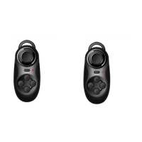 2X Wireless Bluetooth-Compatible Joystick Remote Control for Xiaomi iPhone 8 IOS Android VR PC Phone TV Box Tablet