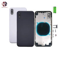 OEM Quality Back Glass Housing For IPhone X XS MAX Battery Rear Door Cover Middle Frame Chassis Body Carcasses Body &amp; Sim Tray