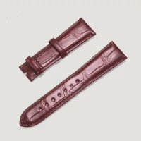 Alligator Grain Watchbands for OMEGA Watch Band Brown Crocodile Bracelet Strap Replacement 19mm 20mm 21mm