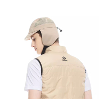 Gloaming Panel Nylon 5 Panel Earflap Cream