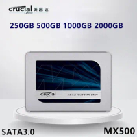 Internal solid state drive Crucial MX500 250GB 500GB 1000GB 2000GB SATA3.0 interface 3D NAND SATA 2.5 Inch SSD