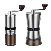 Hand Operated Coffee Grinder Hand-Cranked Coffee Grinder Ceramic Burr Grinder Manual Coffee Mill Adjustable Settings Dropship