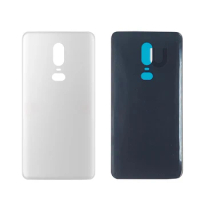 For Oneplus 6 Glass Battery Door Case Back Cover Rear Phone Housing Case For One Plus 6 Replacement Parts For Oneplus 6