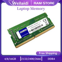 10PCS DDR4 4GB 8GB 16GB 32GB SODIMM Memory RAM Notebook Laptop Memories 2400 2666 3200MHz Universal